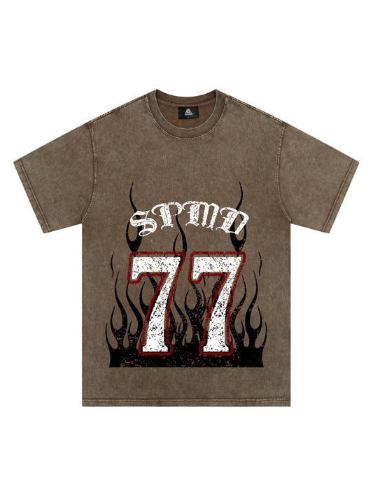 T-shirt graphique original 77 Flame