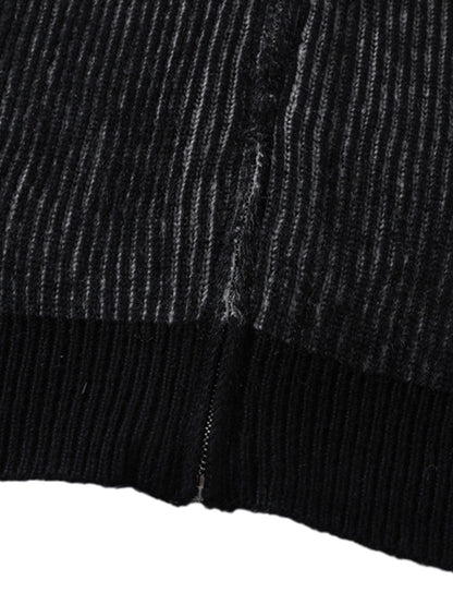 Cardigan à col montant et pull zippé Thesupermade