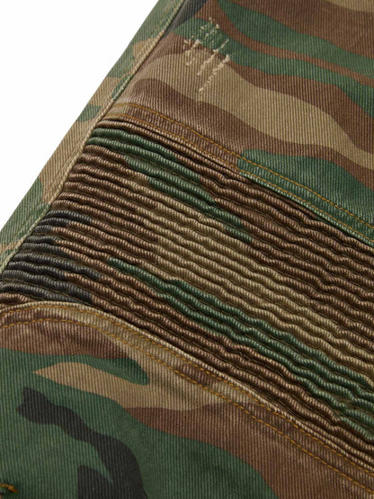 Thesupermade Camouflage Structured Pleated Pants - 2251