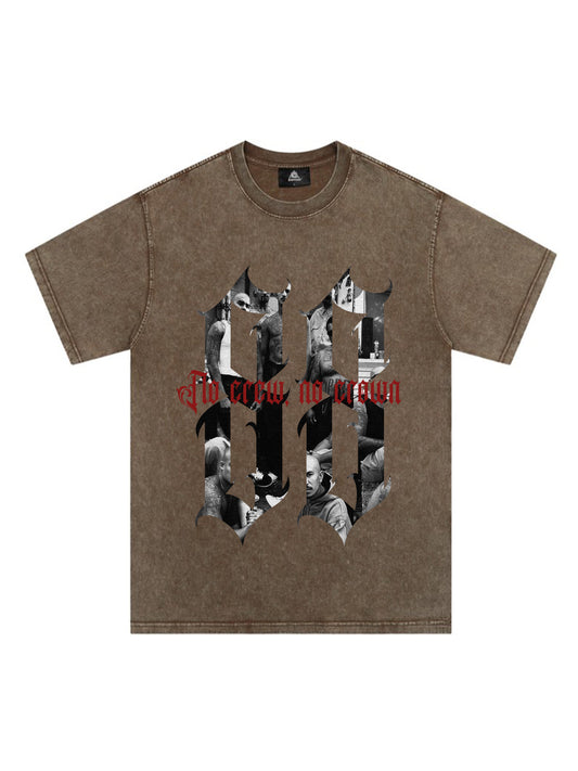 Original Photograph Letter Oversized Graphic T-Shirt