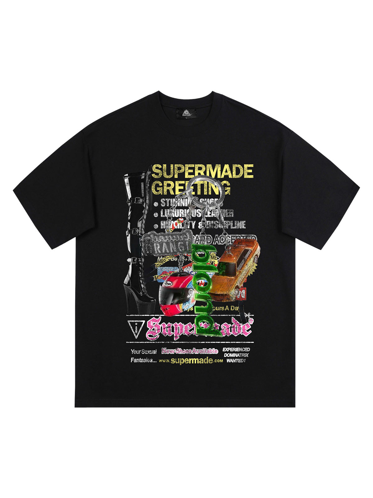 T-shirt à imprimé graphique audacieux