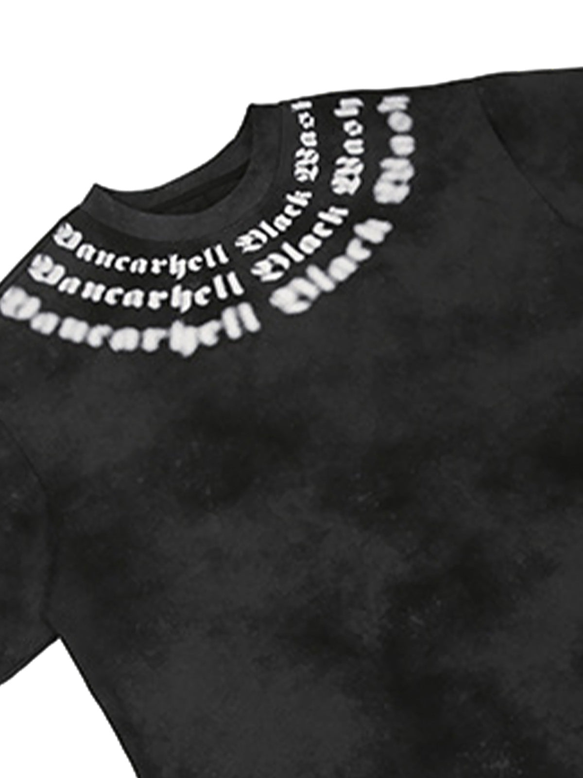 T-shirt à col rond dégradé rétro