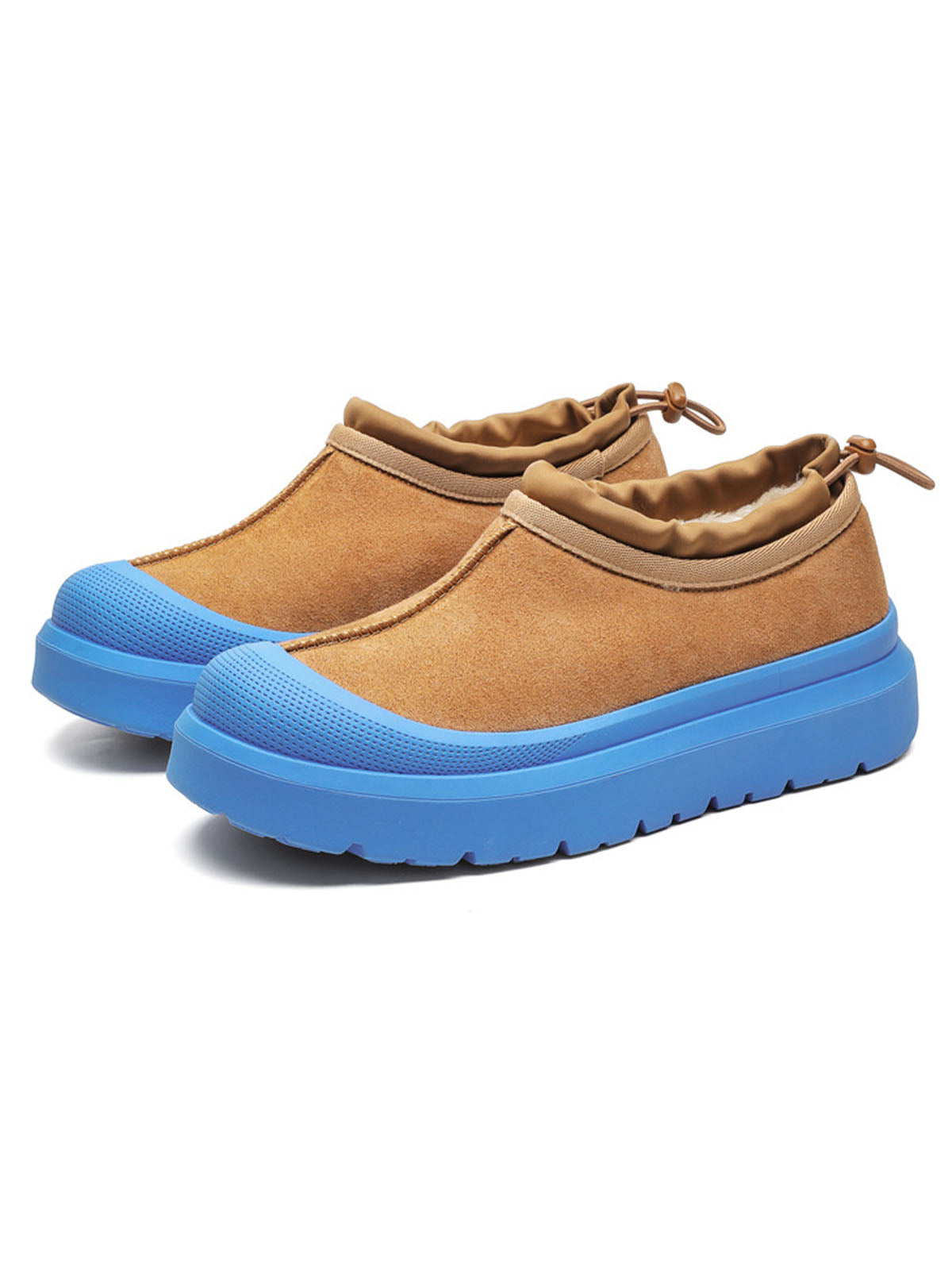 Bottes de neige en fourrure polaire à semelles épaisses Thesupermade