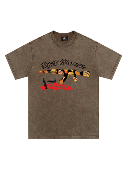 Original Funny AK Graphic Print T-shirt