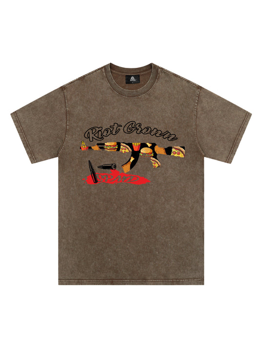 Original Funny AK Graphic Print T-shirt