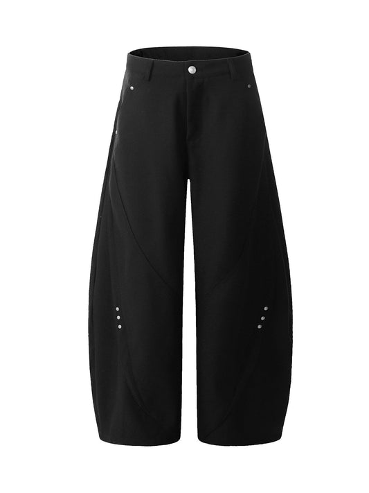 Retro Unisex Barrel Baggy Hose