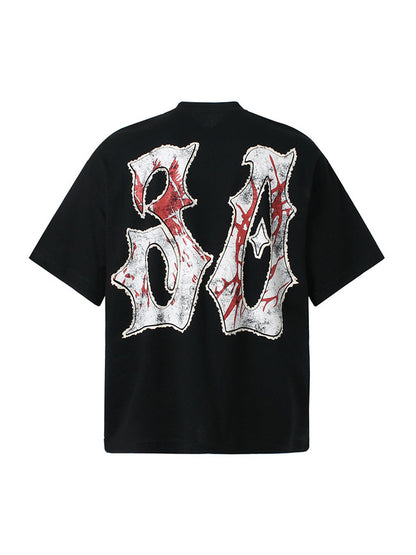Graphic "BREAK" Print T-Shirt