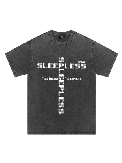 Orginal Phantom Letter Cross Print T-shirt
