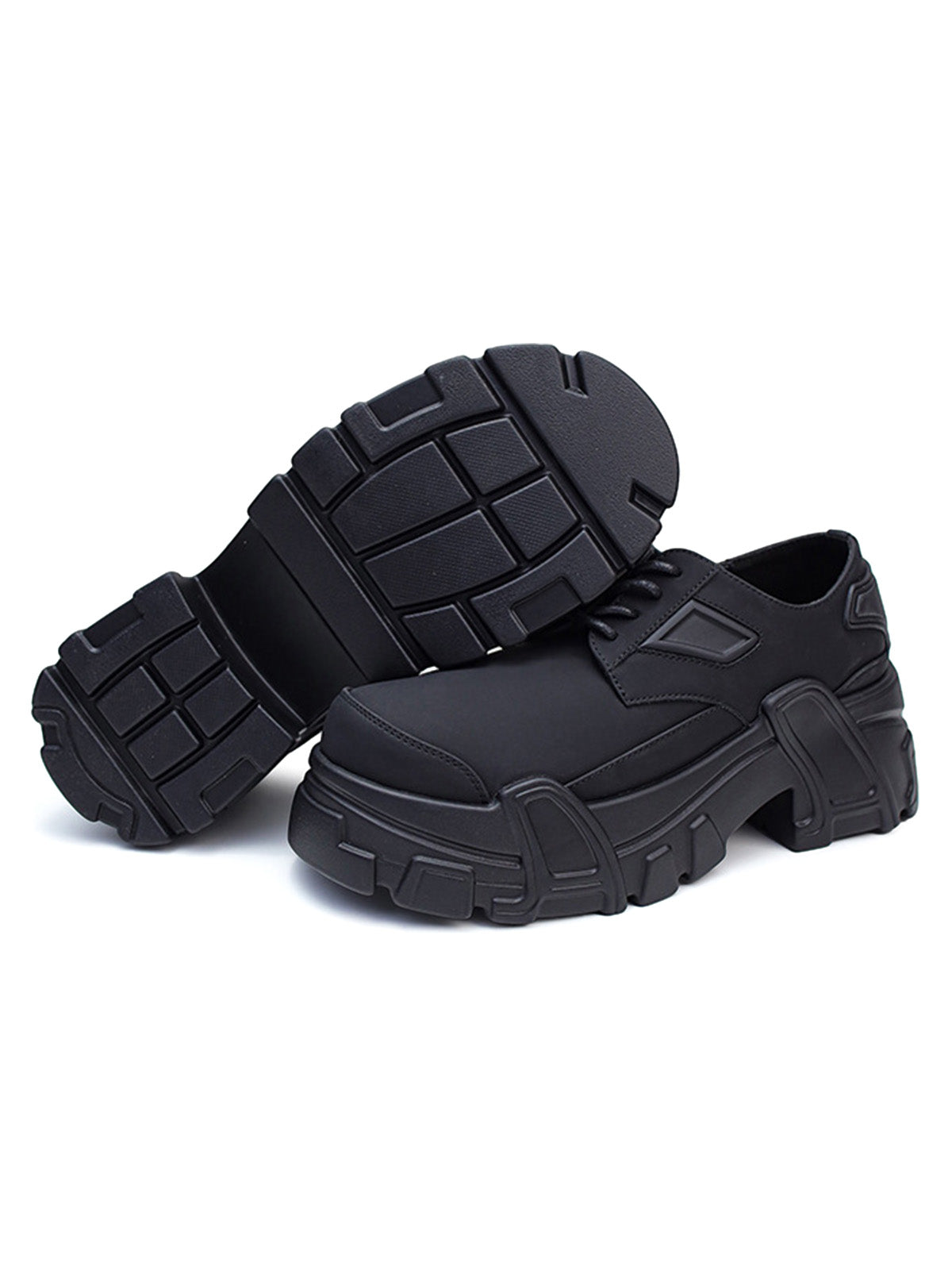 All-Black Platform Shoes