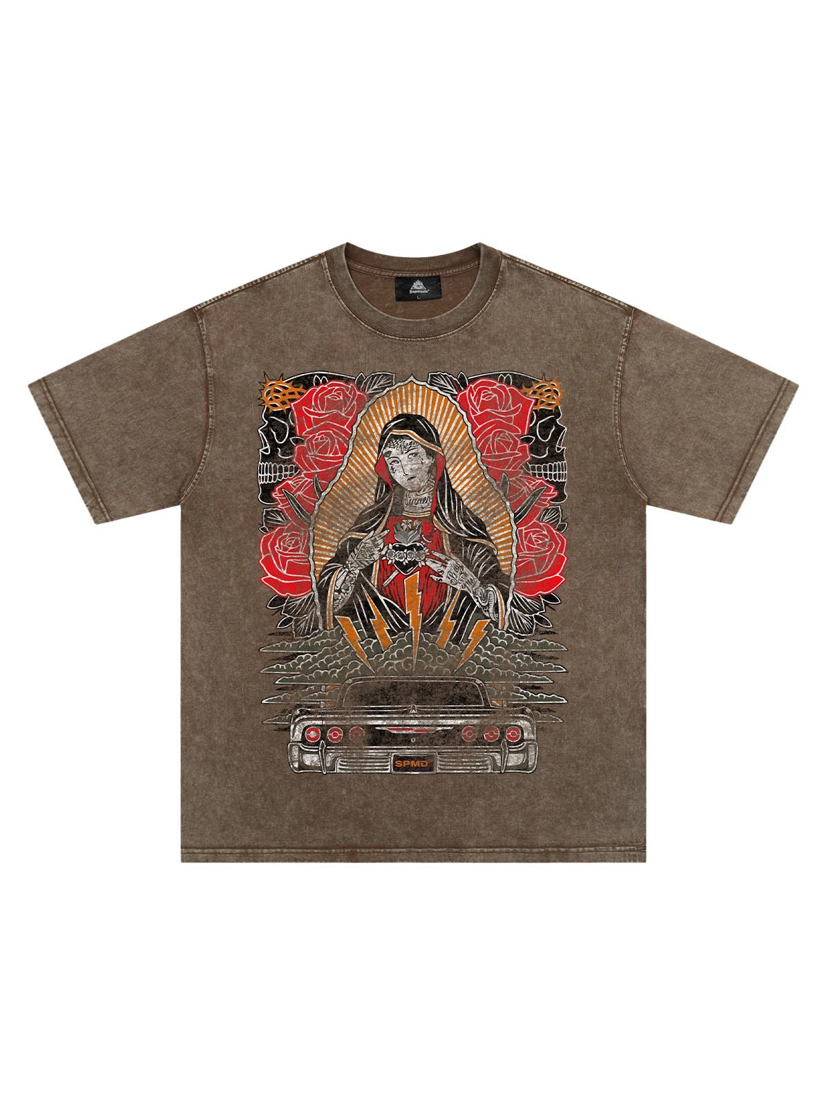Original Vintage Virgin Mary Graphic T-Shirt