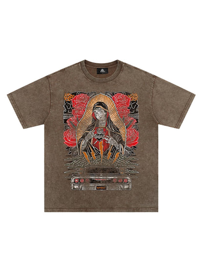 Original Vintage Virgin Mary Graphic T-Shirt