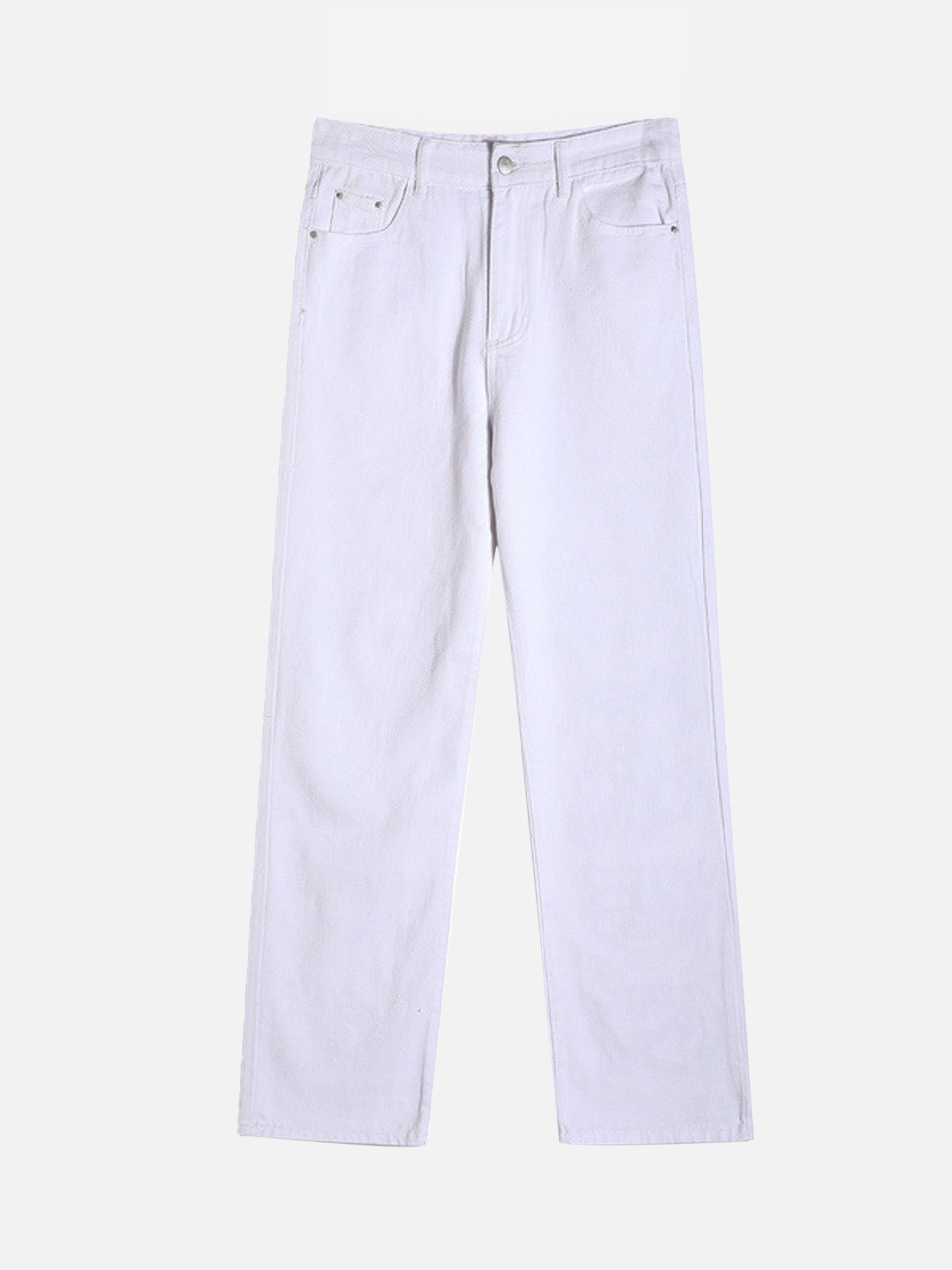 Thesupermade Jeans mit aufgestickten Buchstaben „Burning Text“ – 1478 