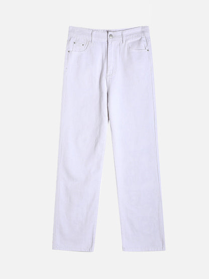 Thesupermade Jeans mit aufgestickten Buchstaben „Burning Text“ – 1478 