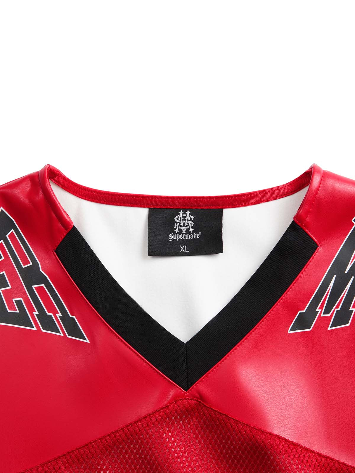 Original "SUPER 7" V-Ausschnitt Jersey T-SHIRT