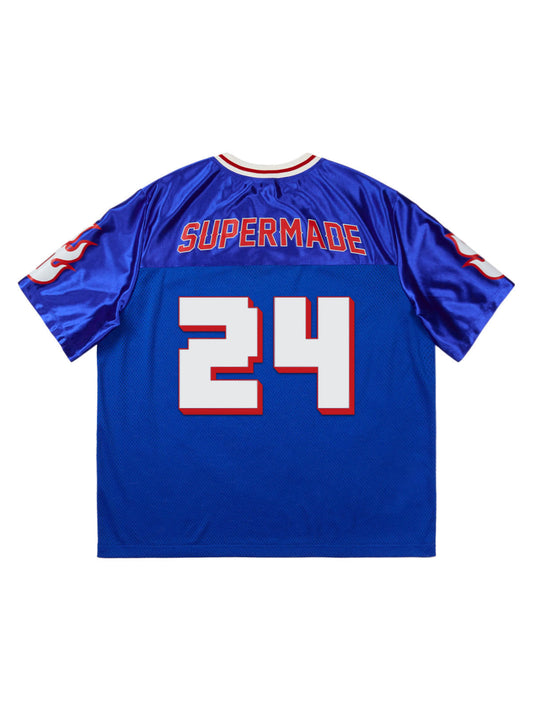 Originales Sport-Jersey-T-Shirt in Kontrastfarbe
