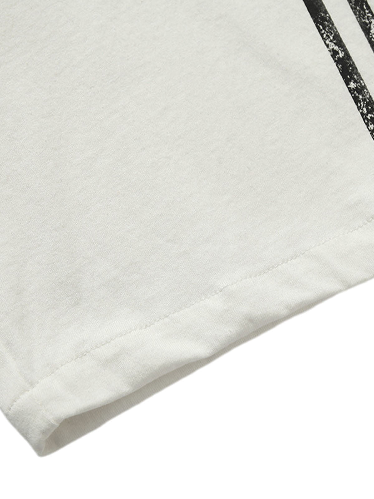 Heavy Washed Street Metal Collar T-shirt