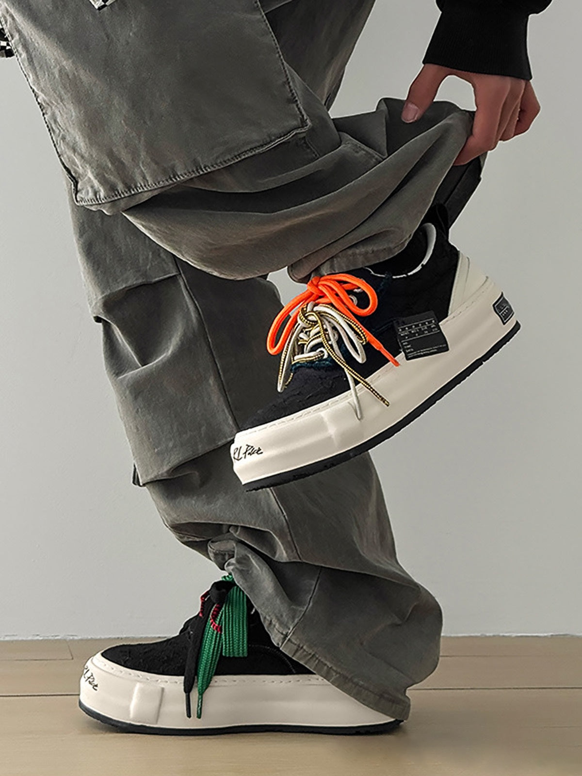 Colorful Lace-Up Sneakers