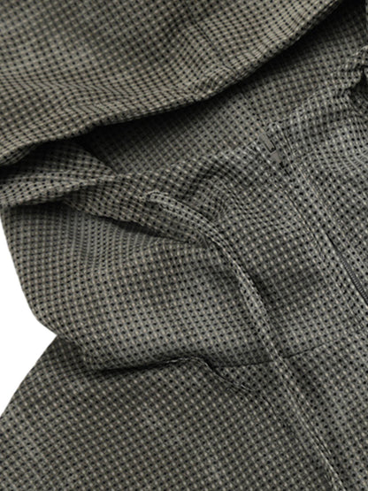 Thesupermade – Kapuzenpullover „Street“ mit Jacquardstruktur 