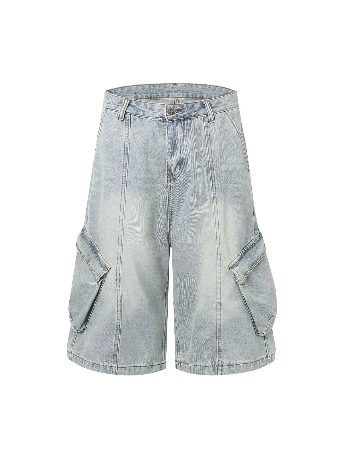 Cleanfit Denim Baggy Cargo Jorts