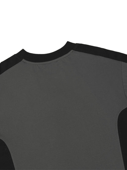 Contrast Color Short Sleeve T-Shirt