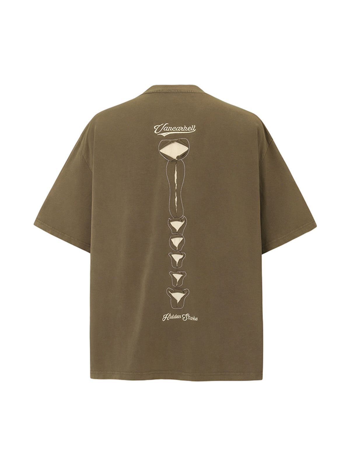 T-shirt oversize à imprimé squelette