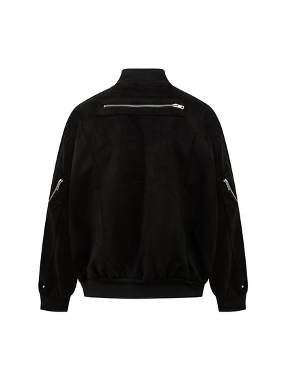 Veste bomber camouflage cargo supermade à fermetures éclair multiples