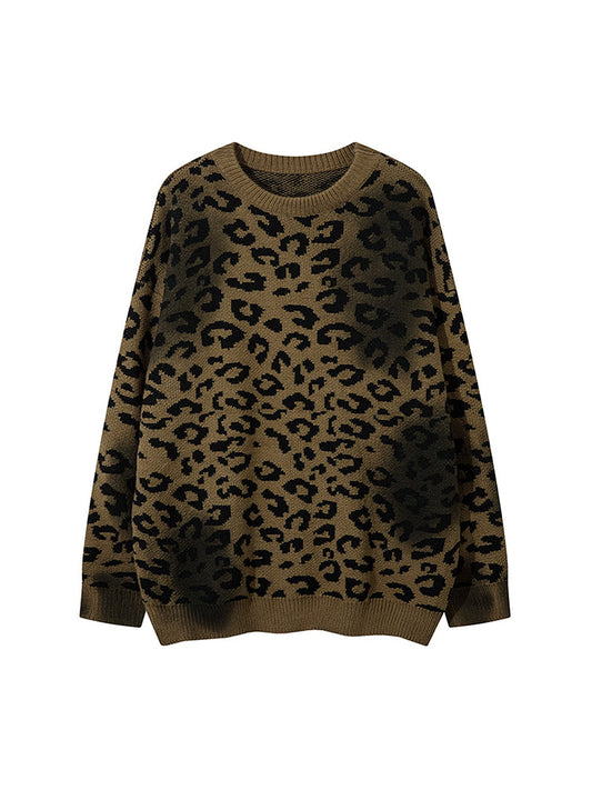 Le pull jacquard guépard tie-dye supermade