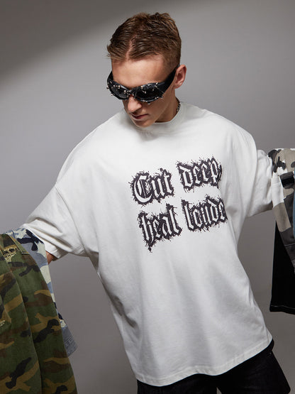 Original "Cut Deep Heal Louder" Grafik-T-Shirt