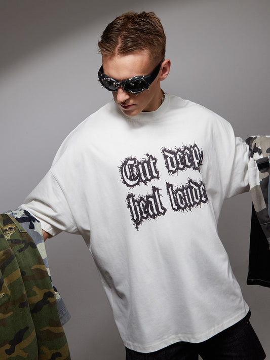 Original "Cut Deep Heal Louder" Grafik-T-Shirt
