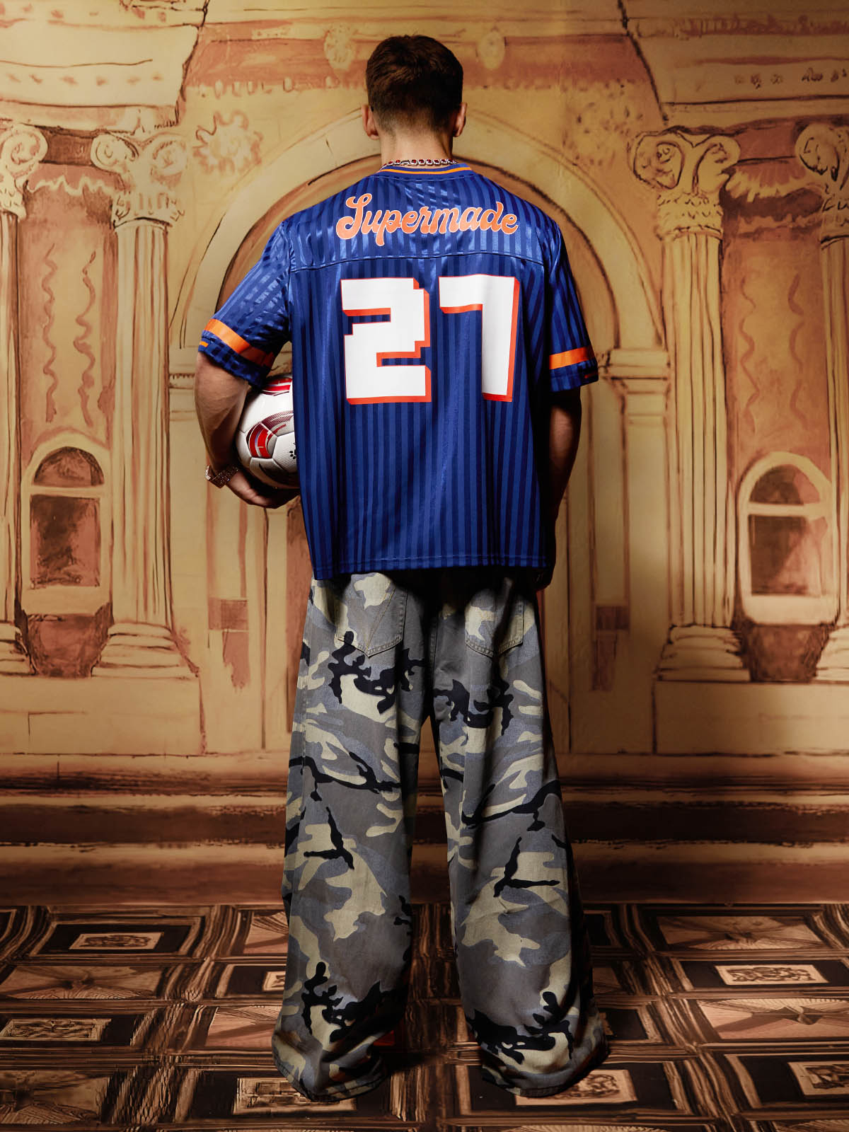 Original gestreiftes Baseball-Jersey-T-Shirt