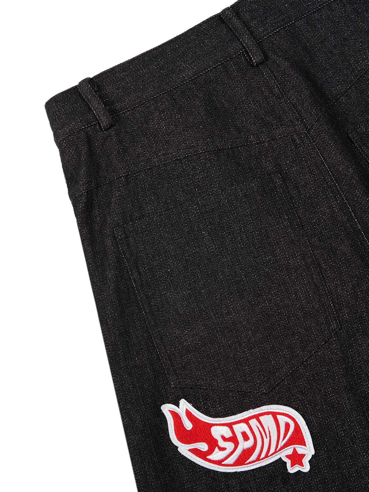 Original Embroidered Patch Street Denim Shorts