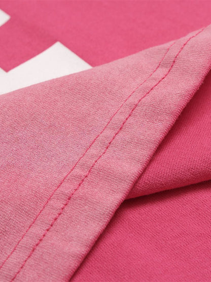 T-Shirt mit Retro-Farbverlauf und Grafik