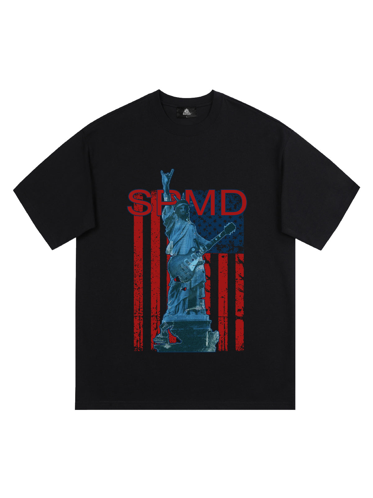 Original Rock Statue Of Liberty Print T-shirt