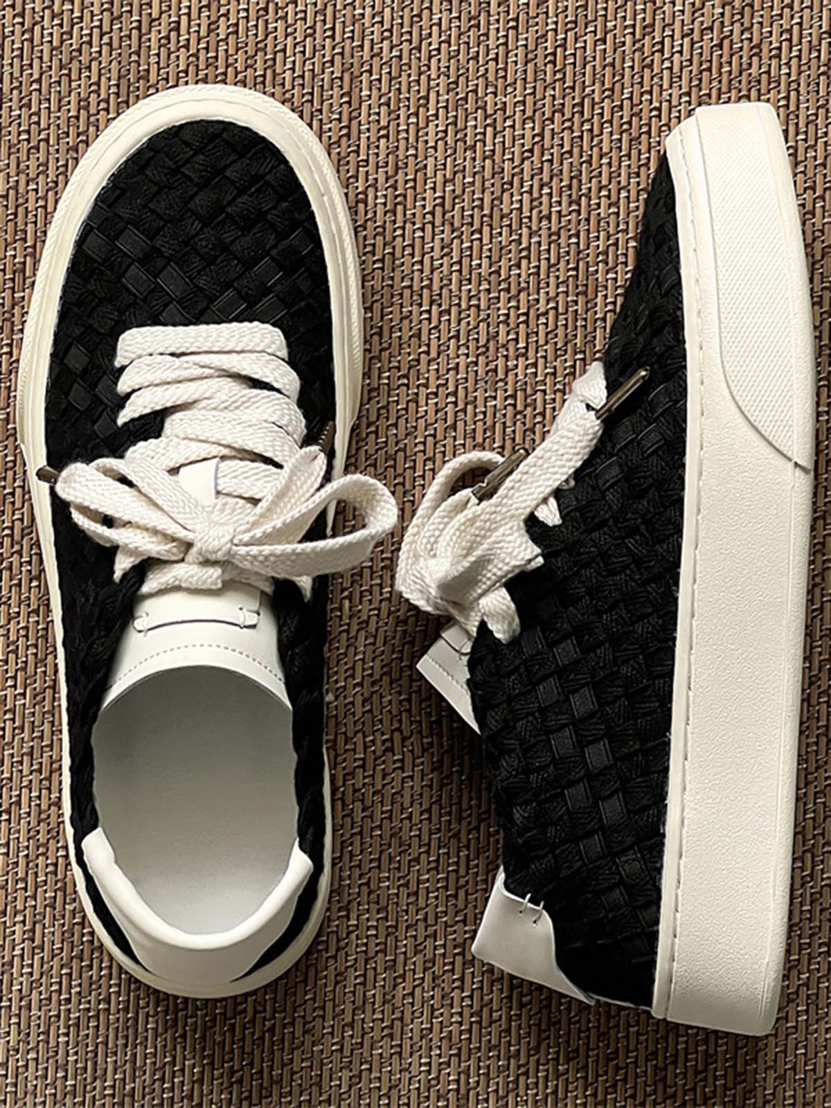 Thesupermade Woven Breathable Canvas Sneakers