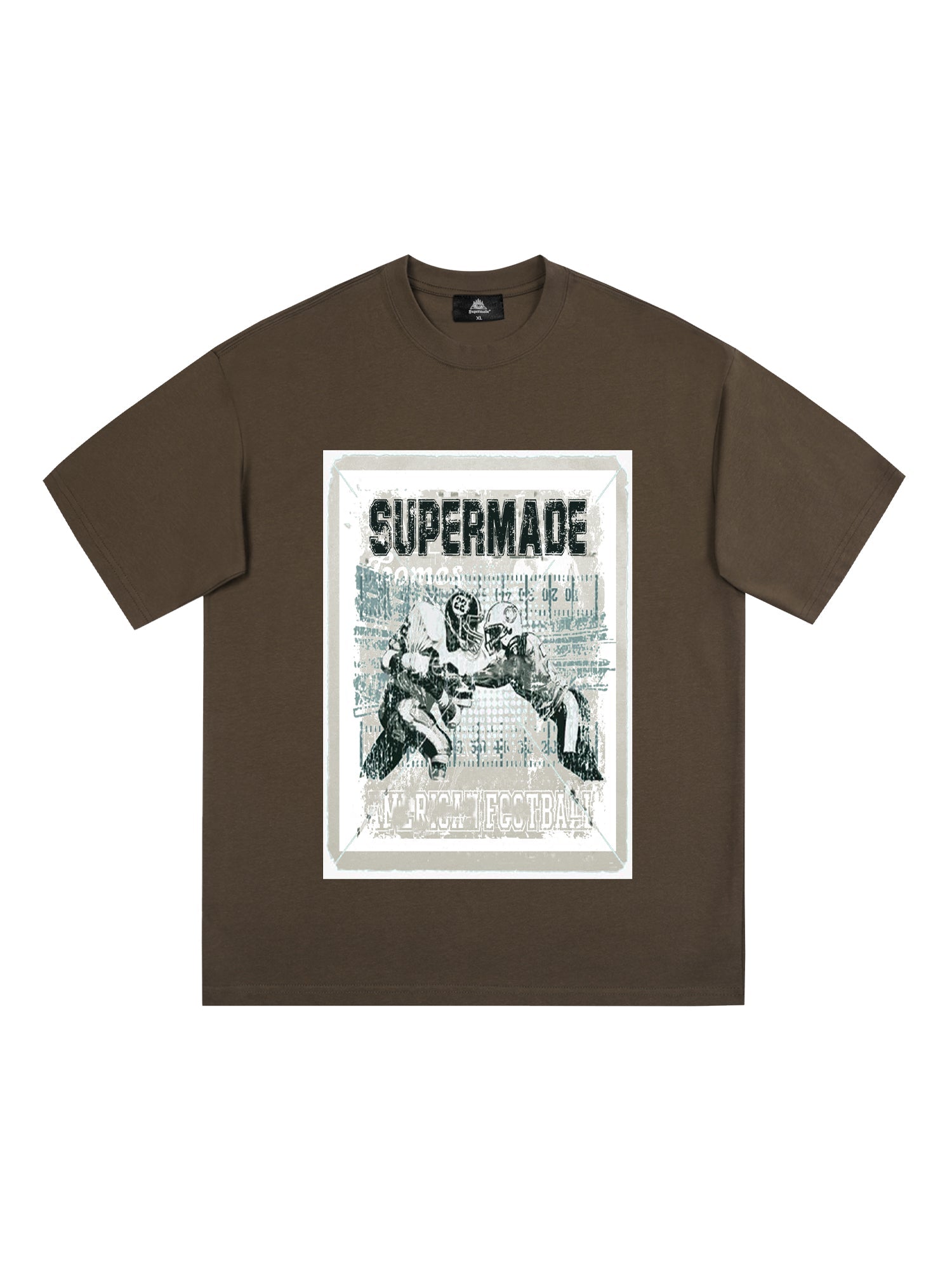 Super Bowl Football Print T-Shirt