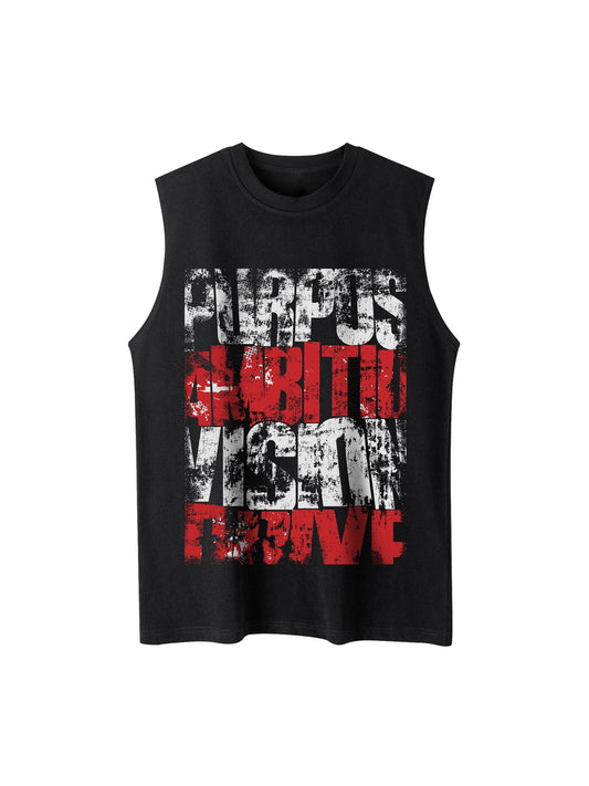 Gilet unisexe Thesupermade Letters Street Rap Graffiti