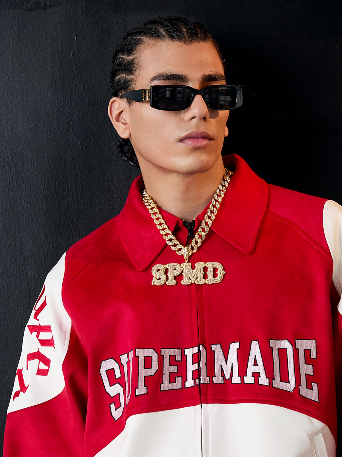 Original Collegejacke in Kontrastfarbe – 2349