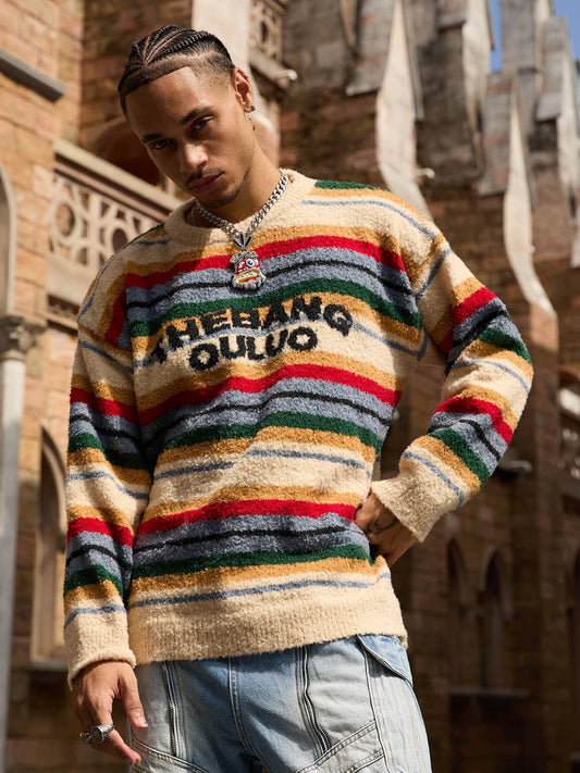 Pull rayé vintage Thesupermade - 2344