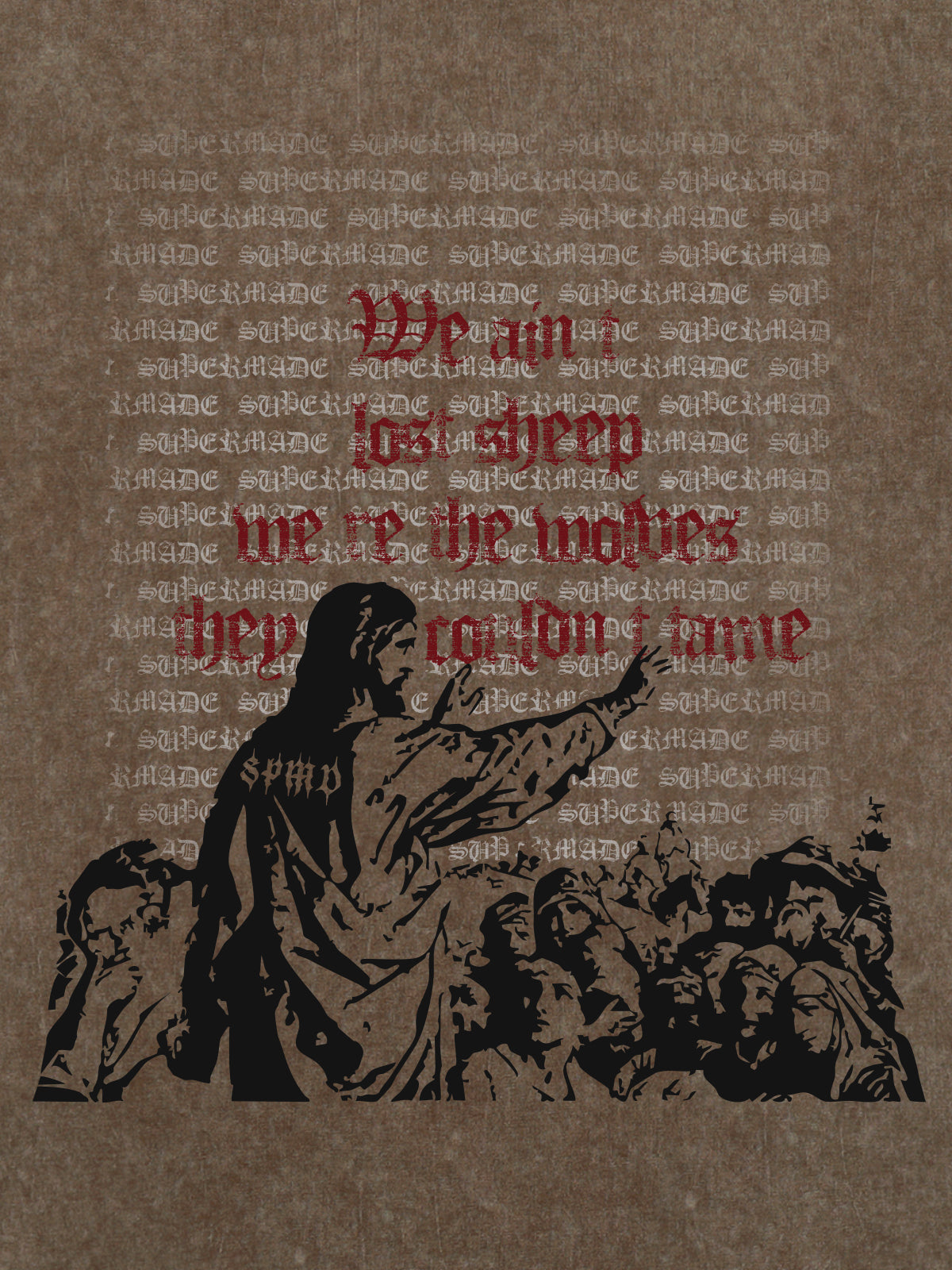 Bold Graphic Slogan T-Shirt