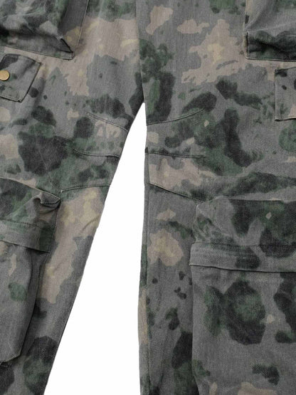 Pantalon cargo camouflage multi-poches