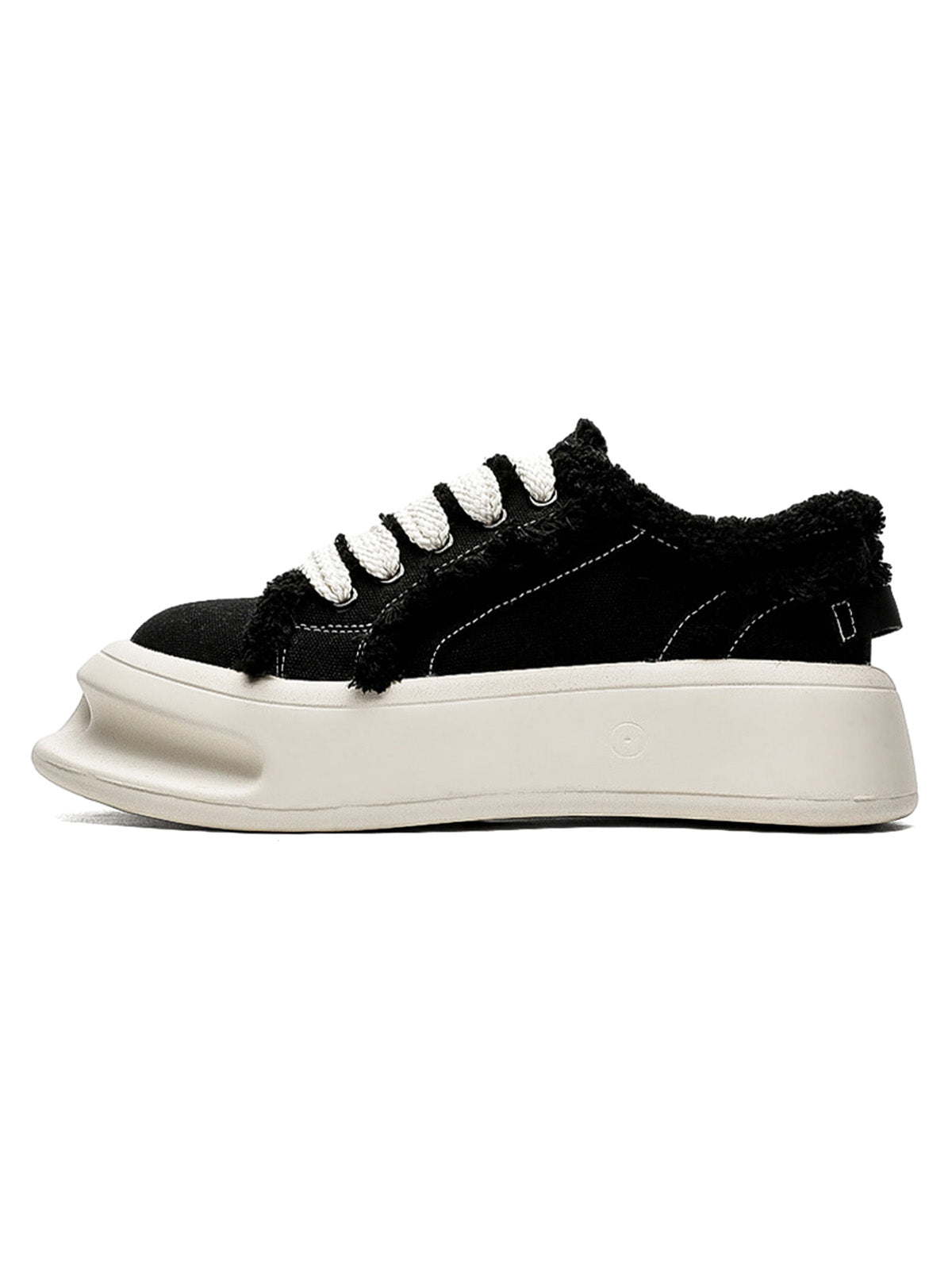 Fuzzy Trim Chunk Shoes - 2379