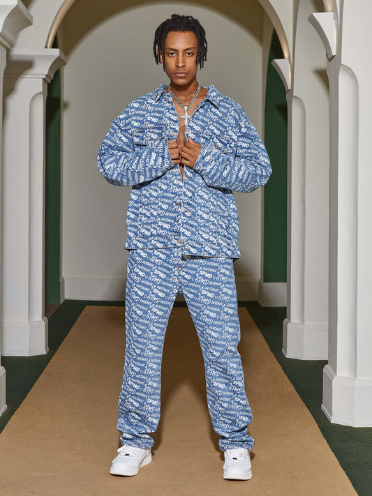 Thesupermade High Street Vielseitiges Denim-Set-1719