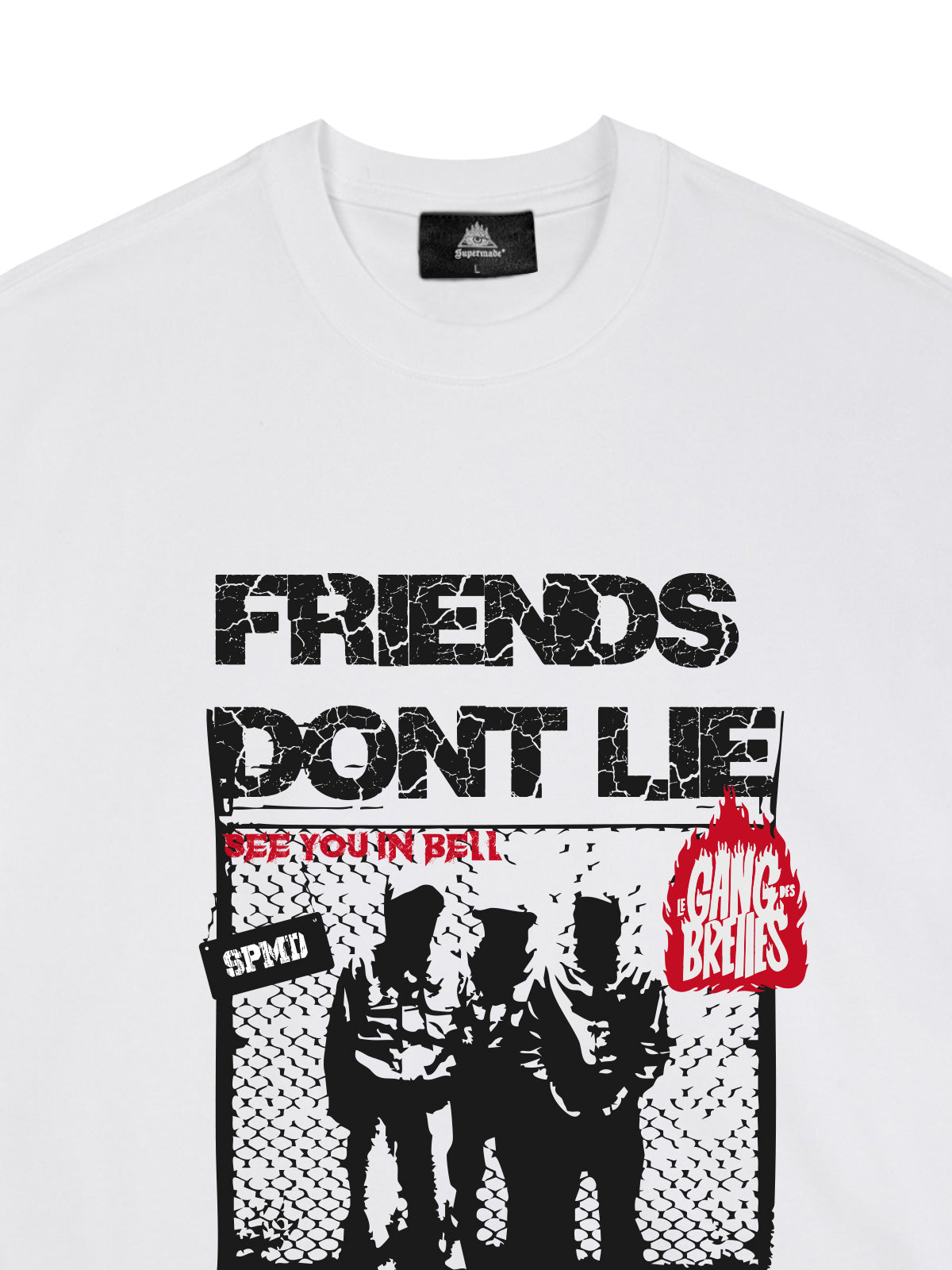 Original "Friends Don't Lie" Print T-Shirt