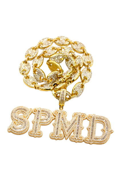 Thesupermade Hip-Hop-Diamant-Buchstabenkette – 2229