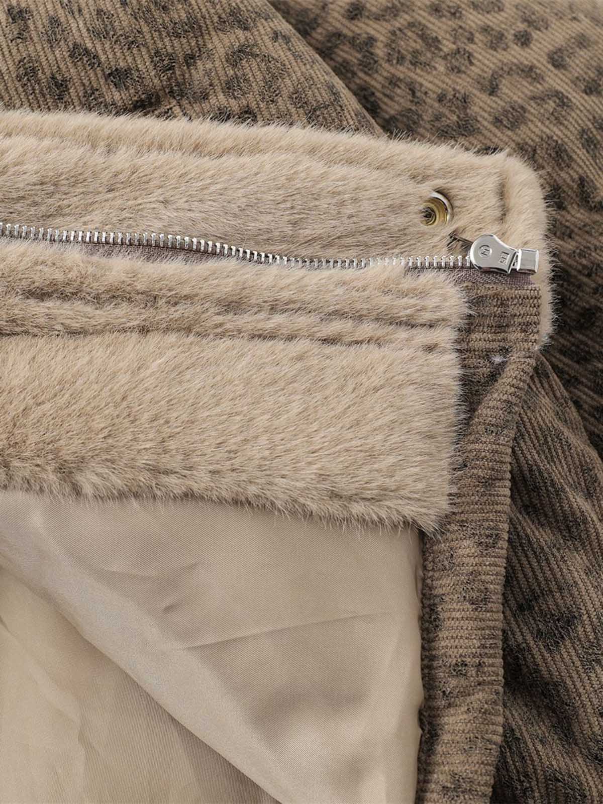 Cheetah Sherpa-Lined Puffer Jacket