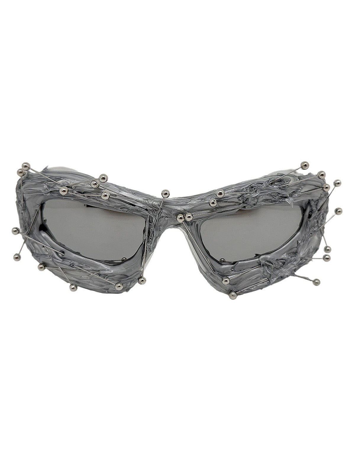 Hip Hop Punk Beaded Sunglasses