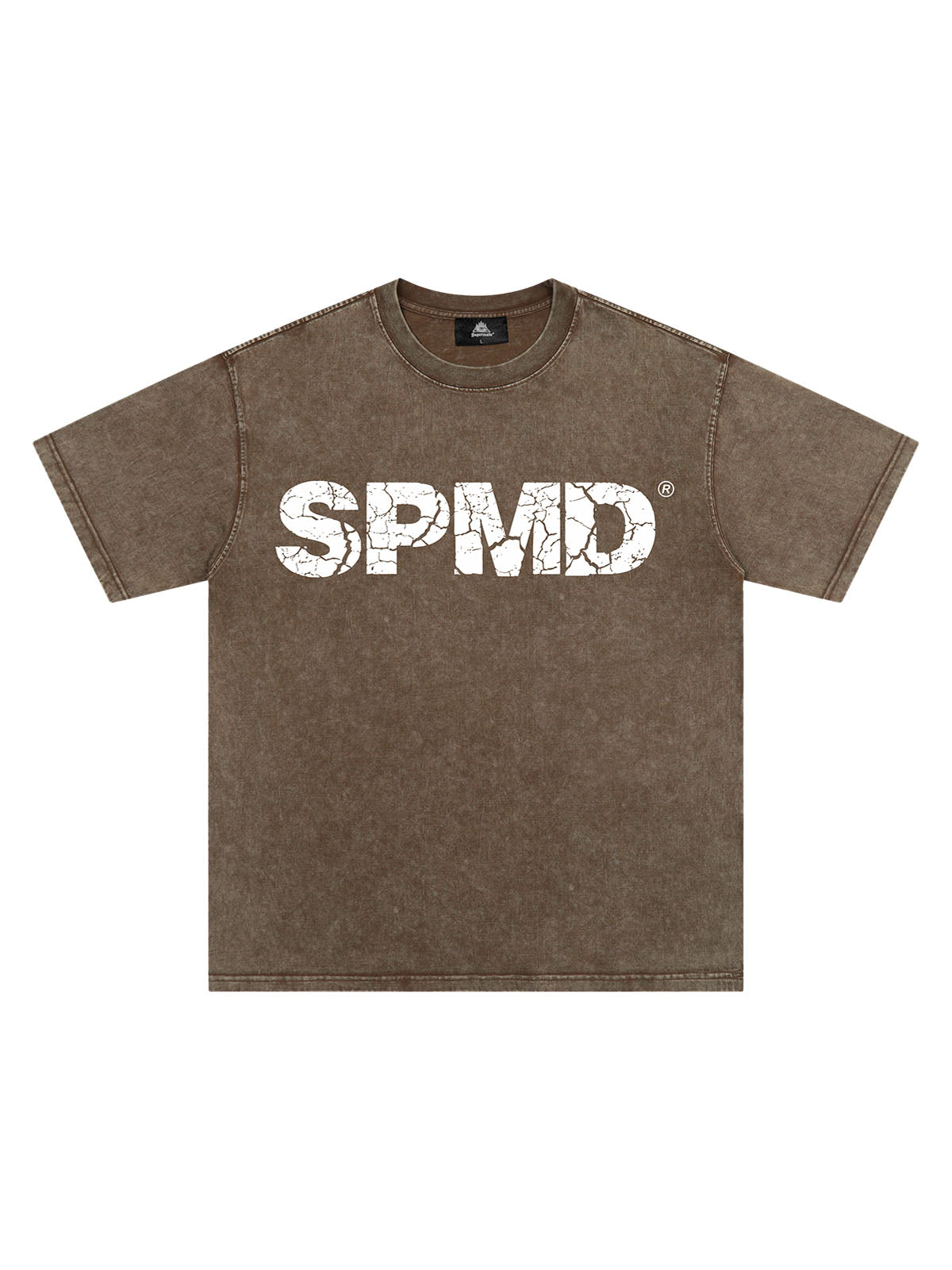 Original Vintage Cracked Letter Graphic T-Shirt