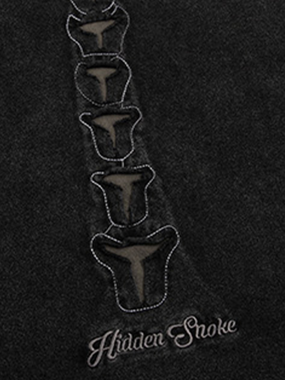 T-shirt oversize à imprimé squelette
