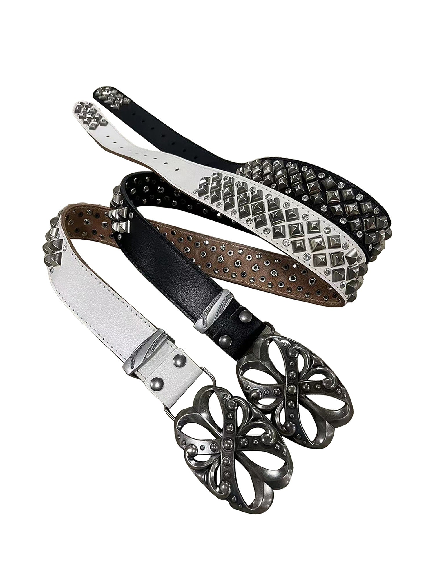 Ceinture rétro punk strass Thesupermade - 2175