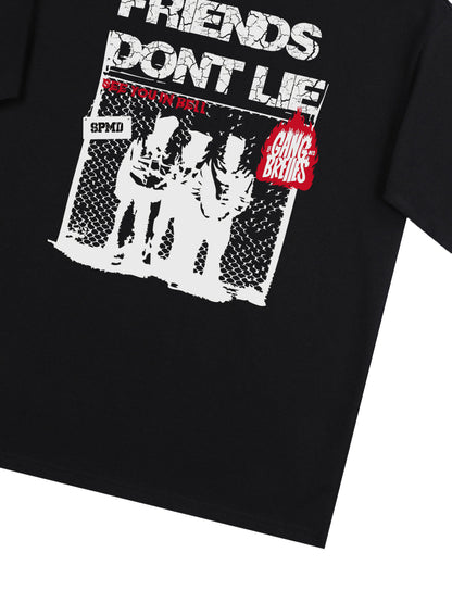 T-Shirt mit Original-Print „Friends Don’t Lie“